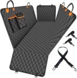 100% Waterproof Dog Car Seat Cover for Back Seat, Large Hammock and Pet Protector, Suitable for Small and Large Dogs, Cars, Trucks, SUVs,Standard - Image 2
