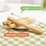 MON2SUN Dog Rawhide Rolls Twist Sticks 6.5 Inch Dog Chew Treats Chicken Flavor 18 Count for Puppy and Small Dogs - Image 3