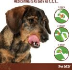 Pet MD Wrap-A-Pill with Dog Probiotics - Pill Wrap for Dogs Medicine - Easy-to-Use Paste to Hide Capsules, Create Pockets and Pill Treats for Dogs - Bacon (4.2oz) - Image 4