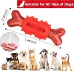 VIWIK Dog Chew Toy for Aggressive Chewers, Nylon Dog Bone Toy for Large Medium Small Dogs, Interactive Dog Toys for Puppies Teething, Outdoor Dog Toys with Beef Smell - Image 4