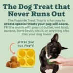 WOOF Pupsicle Treat Tray Mold, Small 10-25 lbs, Silicone Molds for Dog Treats, Dishwasher Safe, Reusable Treat Tray, Freeze Refill Treats For The Pupsicle Toy - Image 5