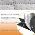 Honest Dog Car Seat Covers, Dog seat Cover with Side Flap for Cars, Trucks, and Suv's - Waterproof & Nonslip Pet Seat Cover for Backseat(Black, 57”W x 47”L) - Image 4