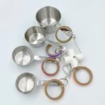 Durable Bird Parrots Pots and Bagel Toys, Pullable Stainless Steel Cup and Cardboard Ring Toys for Amazons Mini Macaws African Greys Cockatoos Eclectus - Image 4