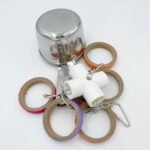 Durable Bird Parrots Pots and Bagel Toys, Pullable Stainless Steel Cup and Cardboard Ring Toys for Amazons Mini Macaws African Greys Cockatoos Eclectus - Image 6