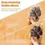 Paw Cleaner for Dogs and Cats,Magic Foam - Clean Paws No-Rinse Foaming Cleanser-Dry Shampoo, Foot Cleaner Brush - with Rose Extract, Odor Control Wash - Good for Puppy - Image 5