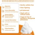 Paw Cleaner for Dogs and Cats,Magic Foam - Clean Paws No-Rinse Foaming Cleanser-Dry Shampoo, Foot Cleaner Brush - with Rose Extract, Odor Control Wash - Good for Puppy - Image 8