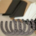 ROYHOO Cast Iron Horseshoe，for Good Lucky, Durable Cast Iron Medium Horseshoe 5 Holes On Each Side for Wall Hung(Dark Brown) - Image 4