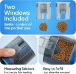 FISHNOSH Automatic Fish Feeder for Aquarium - New Generation 2024, Auto Food Dispenser with Timer for Small Tank, Big Aquariums & Pond (Blue) - Image 5