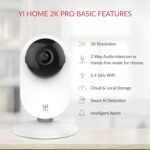 YI Pro 2K Home Security Camera, 2.4Ghz Indoor Camera with Person, Vehicle, Animal Smart Detection, Phone App for Baby, Pet, Dog Monitoring, Works with Alexa and Google Assistant 2Packs - Image 3