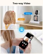 TMEZON Video Pet Dog Camera Indoor Two Way Wireless Security Camera Monitor 1080P with Phone app and Motion Detection,Baby/Elderly/Nanny Audio Calling Device Pan Tilt - Image 6