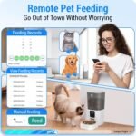 Automatic Cat Feeder with 5G WiFi: Automatic Dog Feeder Large Breed with 7L Large Cat Food Storage Container,Cat Food Dispenser with Alexa for Multiple Pets,Detachable for Easy Clean -29 Cup - Image 5