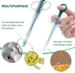 Cat Pill Shooter, Pet Pill Dispenser, Pet Syringe & Dropper wirh Replacement Nipples, Suitable for Kittens, Puppies and Wild Animals - Image 5