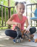 Sunny Days Entertainment Morgan Horse with Moveable Head, Realistic Sound and 14 Grooming Accessories - Blue Ribbon Champions Deluxe Toy Horses - Image 7