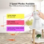 Cat Toys [2023 Newly Upgraded] Real Random Trajectory Rechargeable Motion Activated Cat Laser Toy Automatic,Interactive Cat Toys for Indoor Cats/Kitten/Dogs - Image 5