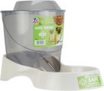 Van Ness Pets Small Gravity Auto Feeder for Cats/Dogs, 3 Pound Capacity GRAY - Image 3