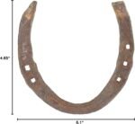 Wonder Care Horseshoe Authentic Used Horseshoe Good Luck Charm Rustic Auspicious Lucky Gift Cast Iron Real Horseshoe for Wall Decorations Prosperity and Fortune - Image 8