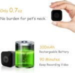 Cat Camera Collar, No WiFi Needed No APP,Cat Collar Camera with Video Record, Body Camera for Cat/Dog Recording,Camera for Cat Collar,Pet Collar Camera Outdoor, Dog/Cat Birthday Gift - Image 6