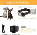 Cat Camera Collar, No WiFi Needed No APP,Cat Collar Camera with Video Record, Body Camera for Cat/Dog Recording,Camera for Cat Collar,Pet Collar Camera Outdoor, Dog/Cat Birthday Gift - Image 8
