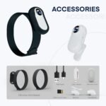 Cat Camera Collar with 8GB SD Card, Cat Camera Collar 1080P Dog Mini Body Camera Action Camera Collar Camera for Pets Dogs Cats Present No WiFi Needed Indoor/Outdoor White - Image 8