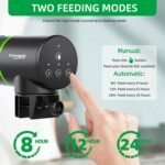 FREESEA Automatic Fish Feeder for Aquarium: Auto Fish Food Dispenser with Timer for Small Tank Betta Turtle - Battery Vacation Self Feeding for Flakes - Image 5