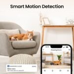 2K Home Security Cameras-2.4Ghz WiFi Indoor Camera with 360° Motion Detection for Pets/Nanny/Baby/Dog, 2 Way Audio, 24/7 SD Card Storage, Cloud Storage, Works with Alexa & Google Home, D1 4P - Image 6