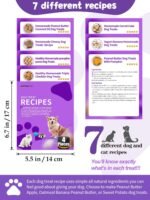 Homemade Dog Treat Molds Silicone,Dog Treat Cookie Cutters,Including 2 Doggy Treat Mold,5+12 Cookie Cutters and, 4 Dog Treat Recipes Card, 50 Dog Treat Bags & 50 Gold Twist Tie - Image 6