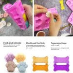 Dog Baking Supplies, Dog Treat Silicone Molds,Stainless Steel Puppy Paw Bone House Cookie Cutters, with 100 Pieces Dog treat bags for Homemade Chocolate, Candy, Jelly, Ice Cube, Doggie Treats - Image 7