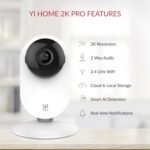 YI Pro 2K 4PC Home Security Camera, 2.4Ghz Indoor IP Camera with Person, Vehicle, Animal Detection, Phone App for Baby, Pet, Dog Monitoring, Works with Alexa and Google Assistant - Image 4