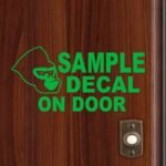 BEWARE ESCAPE ARTIST CAT - PICK COLOR & SIZE - Front Door Caution Warning Don't Let Out - Vinyl Decal Sticker B - Image 7