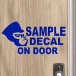 DON'T LET THE CATS OUT - PICK COLOR & SIZE - Front Door Indoor Cat Caution Warning Vinyl Decal Sticker E - Image 4