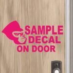 DON'T LET THE CATS OUT - PICK COLOR & SIZE - Front Door Indoor Cat Caution Warning Vinyl Decal Sticker C - Image 4