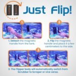 FL!PPER Flipper Magnetic Aquarium Glass Cleaner & Fish Tank Accessories | Effortless Algae Remover for Fish Tank (Standard) - Image 7