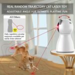 Laser Cat Toys for Indoor Cats,The 4th Generation Real Random Trajectory Motion Activated Rechargeable Automatic Cat Laser Toy,Interactive Cat Toys for Bored Indoor Adult Cats/Kittens/Dogs - Image 3