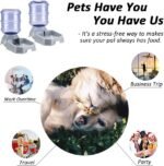 Pet Feeder and Water Food Dispenser Automatic for Dogs Cats, 100% BPA-Free, Gravity Refill, Easily Clean, Self Feeding for Small Large Pets Puppy Kitten Rabbit Bunny - Image 8