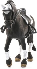 Schleich Horse Club 4-Piece Tournament Riding Stallion Playset - Realistic Stallion Horse Tournament Figurine with Accessories, Gift for Boys, and Girls, Ages 5 and up - Image 4