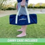 GoSports Steel Horseshoes Outdoor Game Set - Official Size and Weight - Gold & Silver or Red & Blue - Image 8