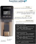 LONDAFISH Aquarium Fish Feeder, 0.175L Capacity, Plastic, Timer, Suitable for Pelleted, Particle, Flake Feeds - Image 5