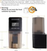 LONDAFISH Aquarium Fish Feeder, 0.175L Capacity, Plastic, Timer, Suitable for Pelleted, Particle, Flake Feeds - Image 6