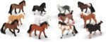Melissa & Doug Pasture Pals - 12 Collectible Horses With Wooden Barn-Shaped Crate - Toy Horses, Horse Figures For Kids Ages 3+ - Image 5
