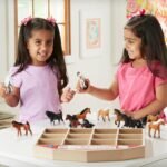 Melissa & Doug Pasture Pals - 12 Collectible Horses With Wooden Barn-Shaped Crate - Toy Horses, Horse Figures For Kids Ages 3+ - Image 6