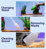 Luigi's Fish Tank Cleaner - Gravel Pump Vacuum for Aquarium - Hand Siphon Hose to Remove and Change Water or Sand in Minutes - Fish Aquarium Accessories, Supplies & Cleaning Tools - Image 7