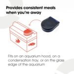 Fish Mate F14 Automatic Fish Feeder for Aquarium - Vacation or Daily Use with Included Clamps - Serves up to 14 Meals - Image 4