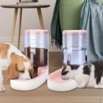 Meikuler Pets Auto Feeder 3.8L,Food Feeder and Water Dispenser Set for Small & Big Dogs Cats and Pets Animals (Pink) - Image 4