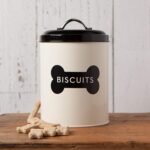 Now Designs Dog Biscuits Tin, Ivory,Biege/Black - Image 4
