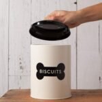 Now Designs Dog Biscuits Tin, Ivory,Biege/Black - Image 6