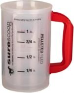 SureScoop Pelleted and Sweet Feed Graduated Measuring Scoop for Horses Goats or Sheep (1 Scoop) - Image 3