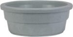 Van Ness Pets Crock Style Heavyweight Medium Bowl, 20 Ounce Food And Water Dish For Cats And Dogs, Greystone - Image 3