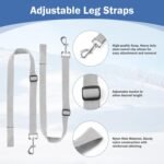 1600D Horse Blanket Winter Waterproof,400g Warm Cotton Filling Liner 1600D Premium Turnout Horse Blanket,Medium Weight Waterproof Blanket 72 inches - Image 7