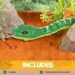 Terra by Battat Remote Control Emerald Tree Boa - Electronic Snake Toy for Kids Ages 6+ - Image 6