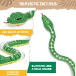 Terra by Battat Remote Control Emerald Tree Boa - Electronic Snake Toy for Kids Ages 6+ - Image 8